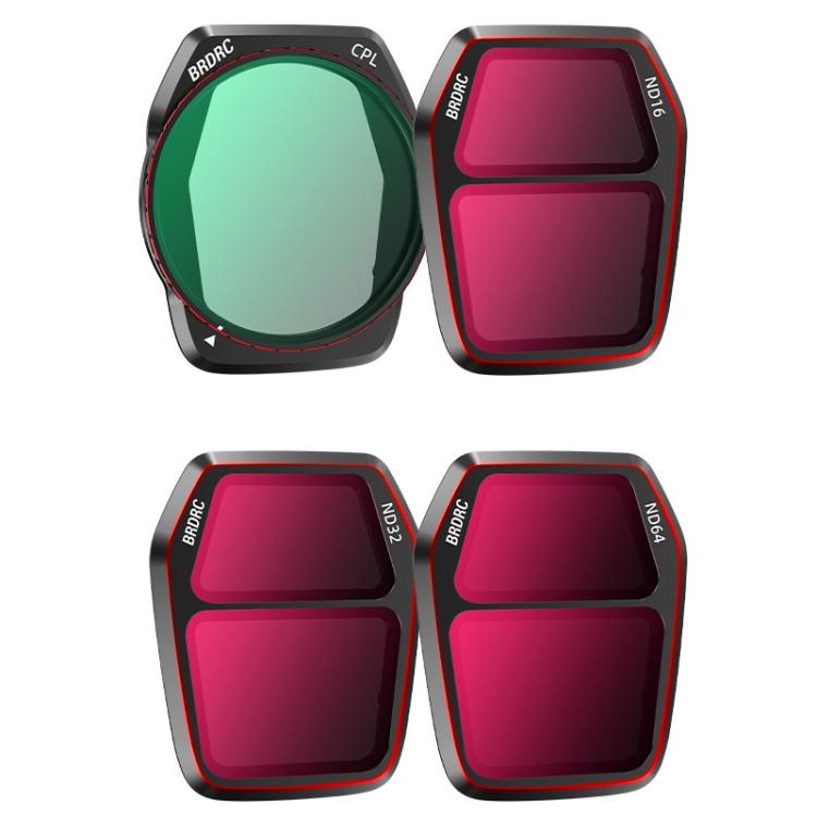 For DJI Air 3S BRDRC Camera Lens Filter, UV, CPL, ND8, ND16, ND32, ND64, NIGHT, 3 in 1 CPL UV ND16, 4 in 1 CPL ND16-64, 6 in 1 ND8-64 UV CPL For DJI Air 3S BRDRC Camera Lens Filter, UV, CPL, ND8, ND16, ND32, ND64, NIGHT, 3 in 1 CPL UV ND16, 4 in 1 CPL ND16-64, 6 in 1 ND8-64 UV CPL